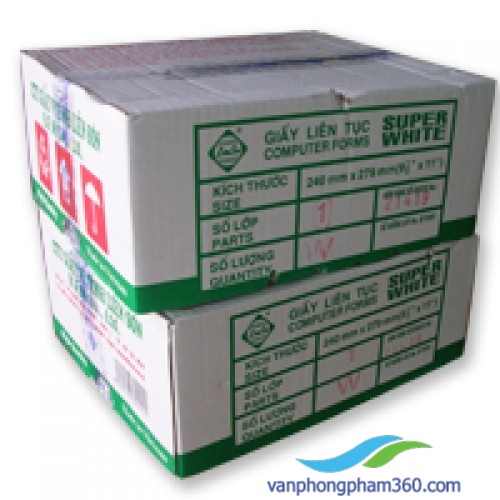 GIẤY IN LIÊN TỤC 3 LIÊN 240X279