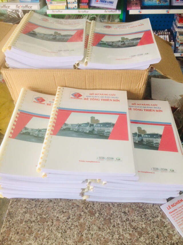 In hồ sơ năng lực