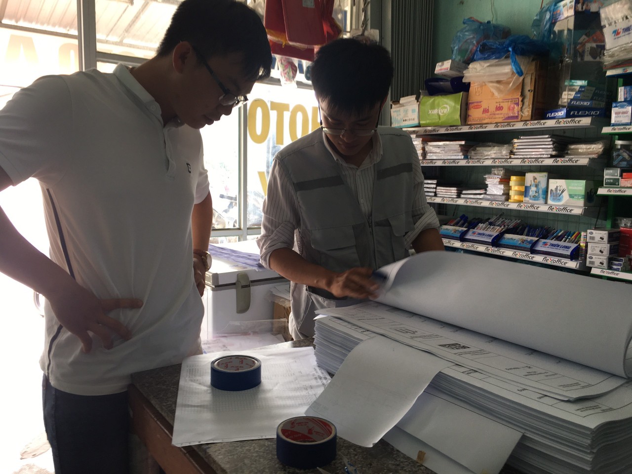 nhận làm hồ sơ và in hoàn công công trình